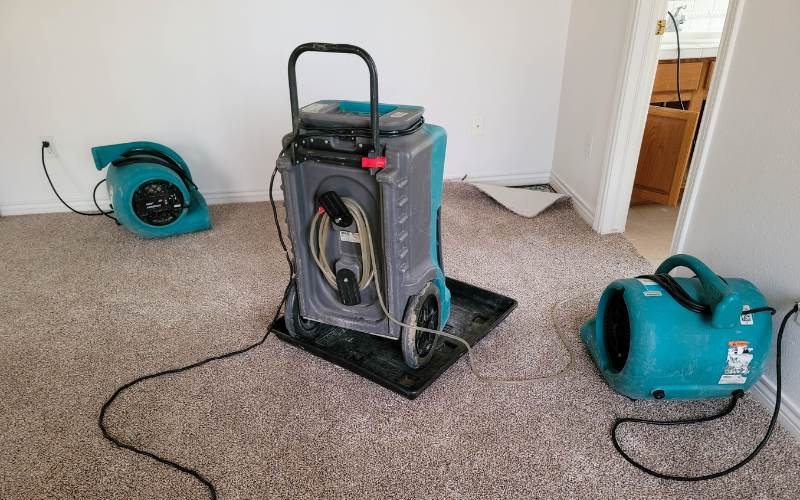 Industrial Fan and Commercial Dehumidifier, professional dehumidification services near me