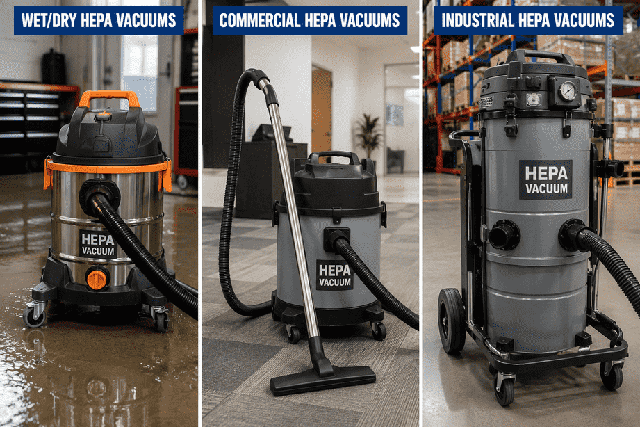 Types of Hepa vacuums