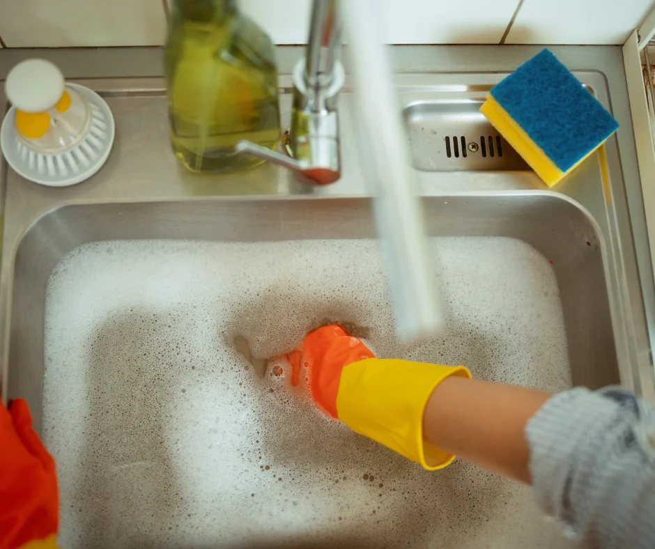 kitchen drain clogged how to fix
