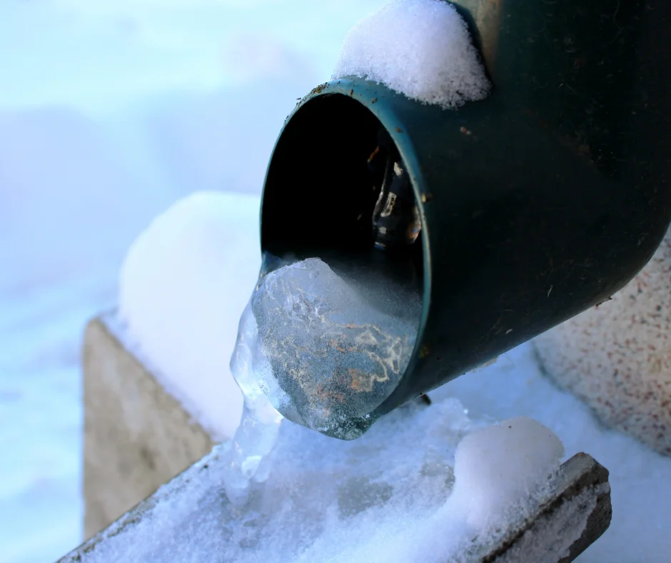snow thawing cause plumbing problems