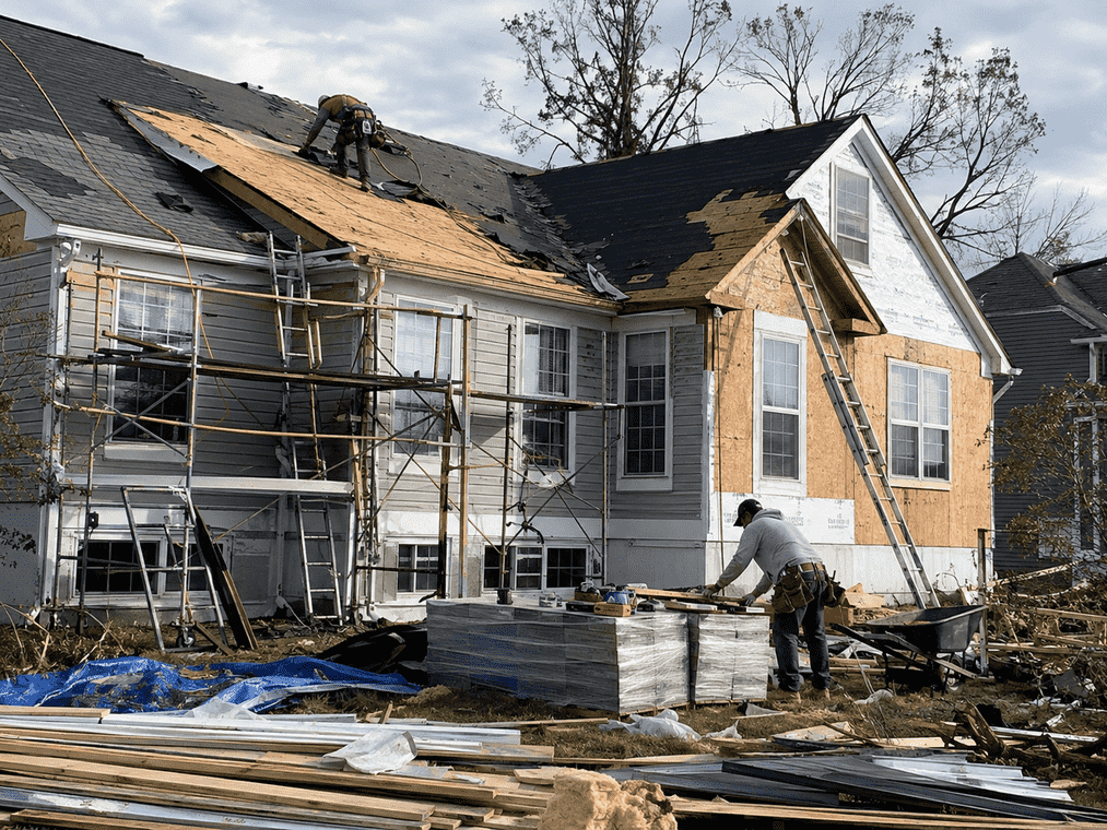 Repairs and Reconstruction After Storm Damage